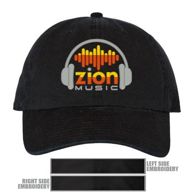 Picture of 47 Brand Clean Up Cap - Black - Hat Embroidery