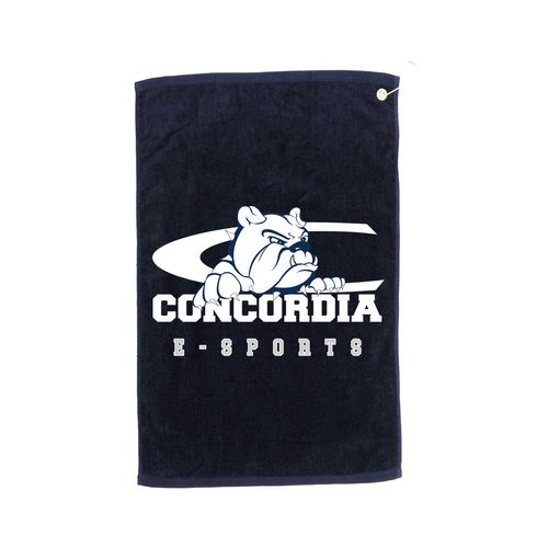 Picture of Terry Velour Golf Towel - Navy