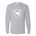 Picture of Youth Dri-Power Long Sleeve T-Shirt - Athletic Heather - Logo Text Drop