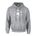 Picture of Fleece Hoodie - Light Blue - Logo Text Drop