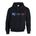 Picture of Fleece Hoodie - Black - Logo Text Drop