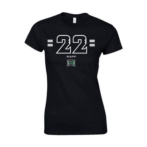 Picture of Women's Semi-Fitted Classic T-Shirt  - Black