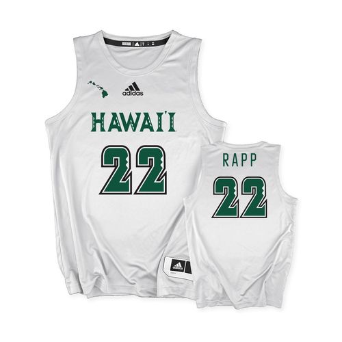 Picture of Adidas Replica Basketball Jersey - Hawaii White