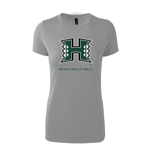 Picture of Women's Fitted Triblend T-Shirt - grey heather