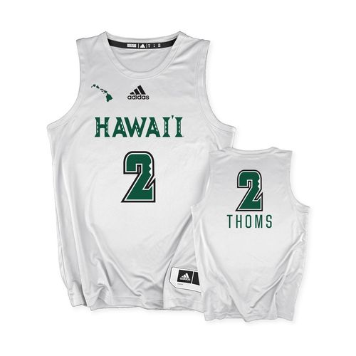 Picture of Adidas Replica Basketball Jersey - Hawaii White