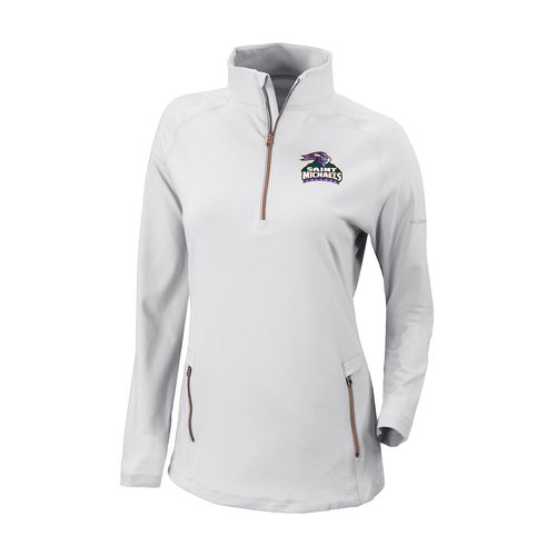 Picture of Women's Omni-Wick Outward Nine 1/4 Zip - White