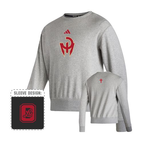 Picture of adidas Men's Premium Vintage Crew - Medium Grey Heather