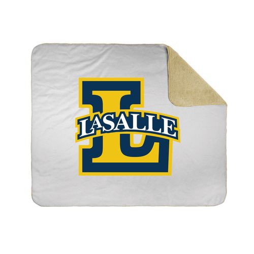 Picture of 50x60 Sherpa Lined Throw Blanket - white