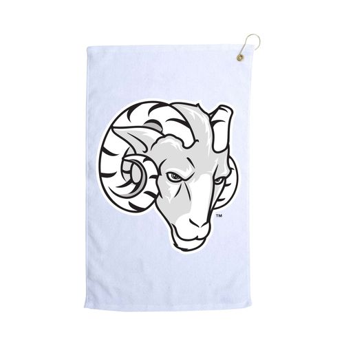 Picture of Terry Velour Golf Towel - White