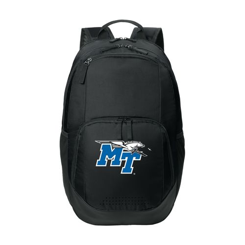 Picture of Sport-Tek Rec Backpack - black white