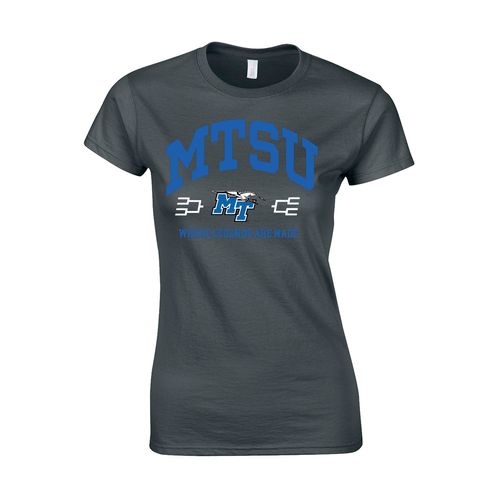 Picture of Women's Semi-Fitted Classic T-Shirt  - charcoal