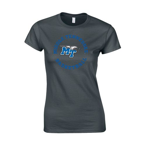 Picture of Women's Semi-Fitted Classic T-Shirt  - charcoal