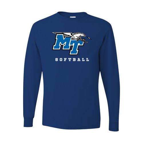 Picture of Dri-Power Long Sleeve T-Shirt - Royal