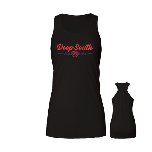 Picture of Women's Flowy Racerback Tank - Black