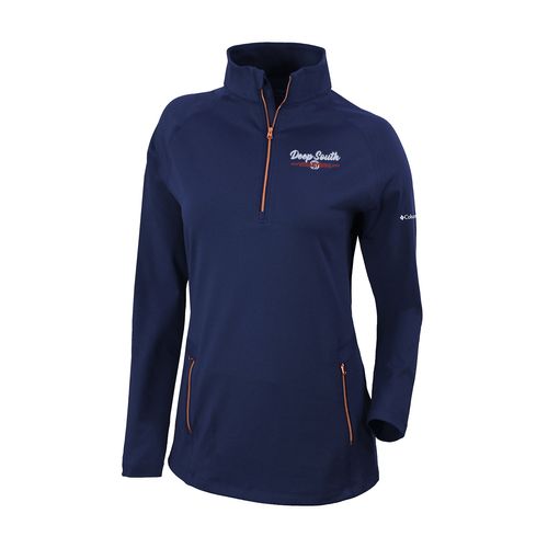 Picture of Women's Omni-Wick Outward Nine 1/4 Zip - Collegiate Navy