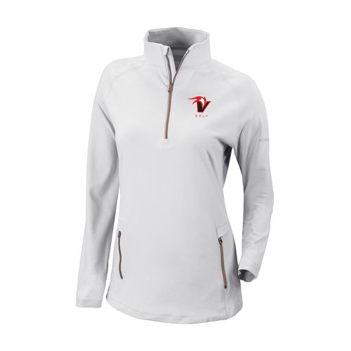 Picture of Women's Omni-Wick Outward Nine 1/4 Zip - white
