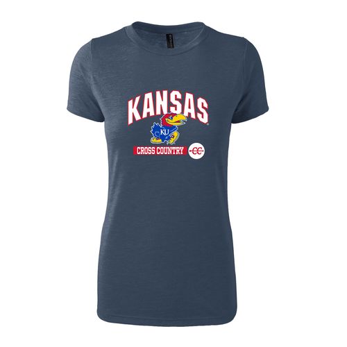 Picture of Women's Fitted Triblend T-Shirt - Navy Heather