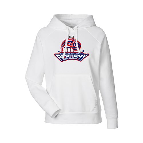 Picture of UA Womens Rival Fleece Hooded Sweatshirt - White