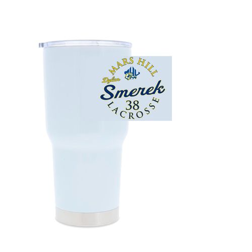 Picture of 30oz Stainless Steel Tumbler - white