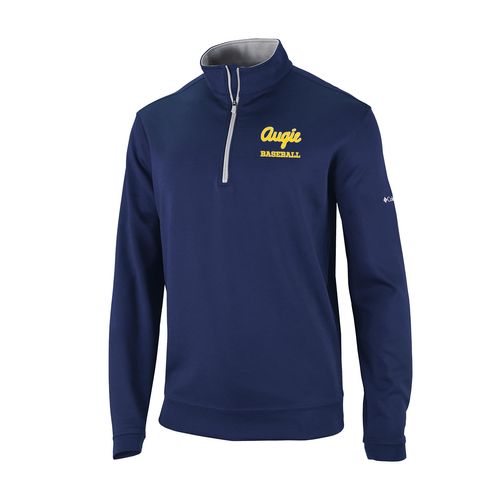 Picture of Men's Omni-Wick Wickham Hills 1/4 Zip - collegiate navy