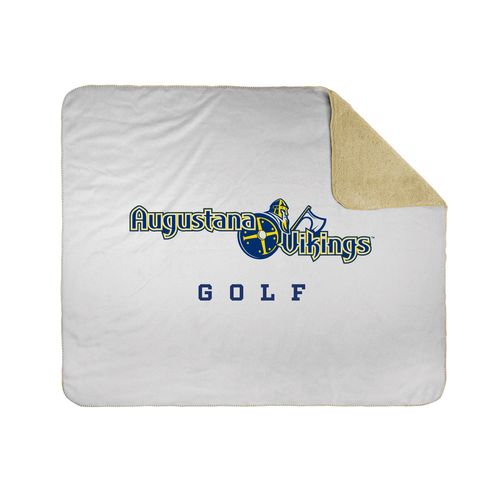 Picture of 50x60 Sherpa Lined Throw Blanket - white