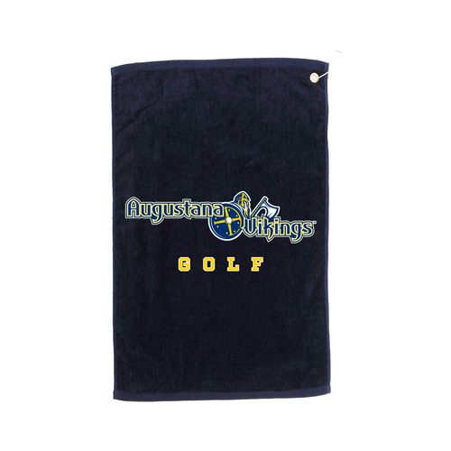 Picture of Terry Velour Golf Towel - navy
