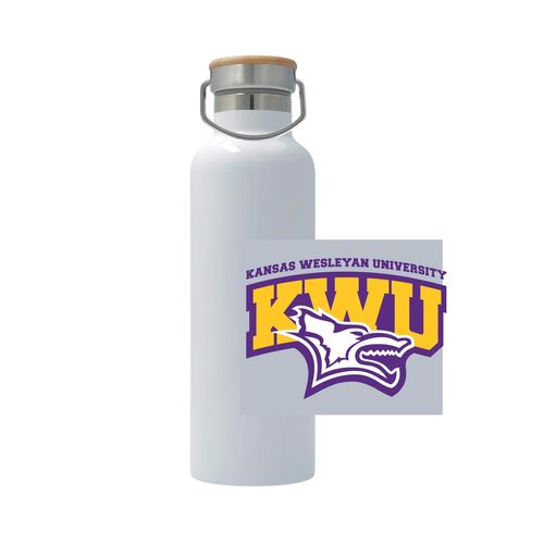 Picture of 25oz Stainless Steel Thermos - white