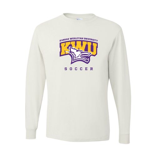 Picture of Youth Dri-Power Long Sleeve T-Shirt - White