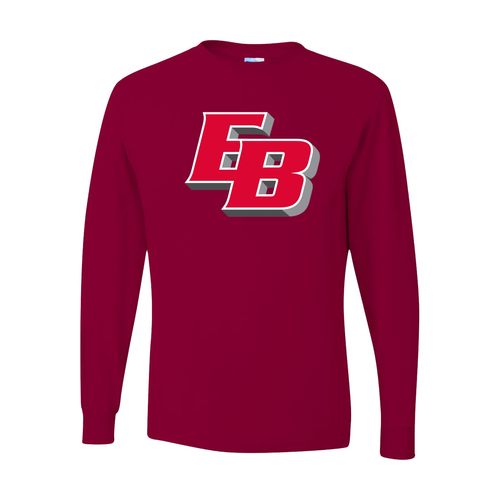 Picture of Dri-Power Long Sleeve T-Shirt - Cardinal