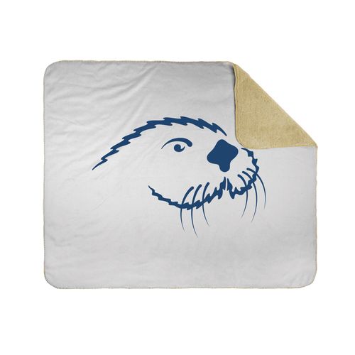 Picture of 50x60 Sherpa Lined Throw Blanket - White
