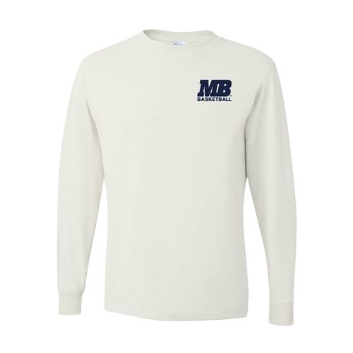 Picture of Dri-Power Long Sleeve T-Shirt - White
