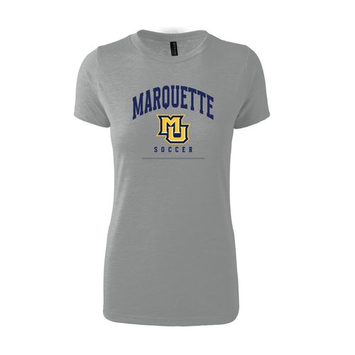 Picture of Women's Fitted Triblend T-Shirt - grey heather