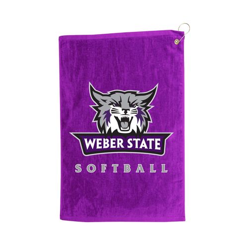Picture of Terry Velour Golf Towel - Purple
