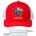 Picture of The Game Everyday Trucker Cap - red/ white