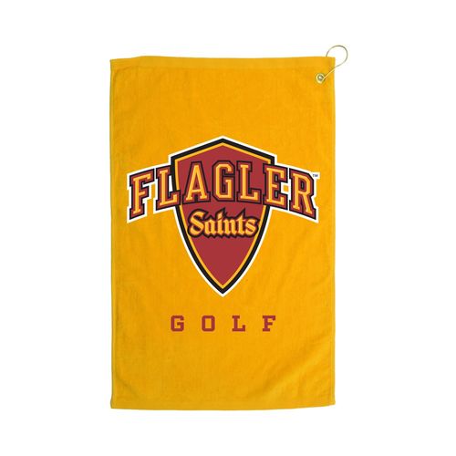 Picture of Terry Velour Golf Towel - gold