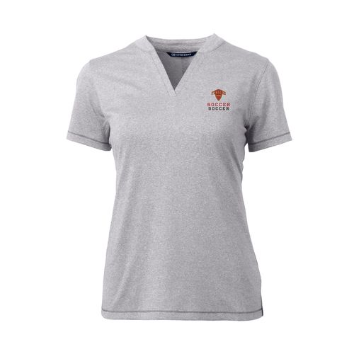 Picture of C&B Womens Forge Heathered Stretch Blade Top - Polished Heather