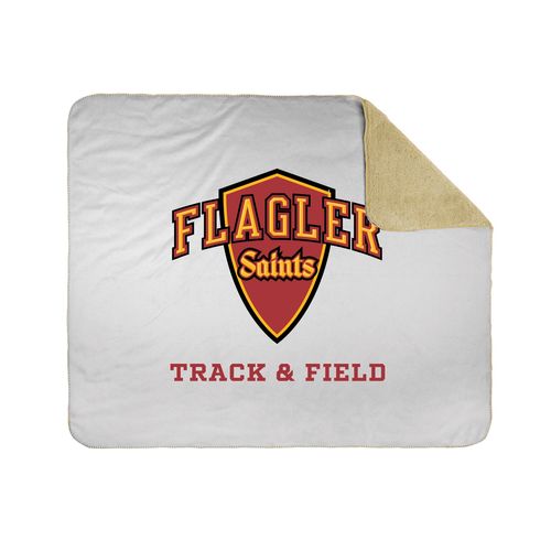 Picture of 50x60 Sherpa Lined Throw Blanket - white