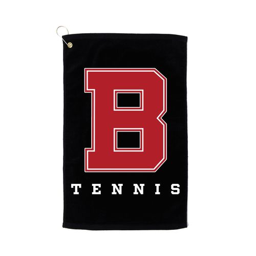 Picture of Terry Velour Golf Towel - black