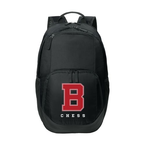 Picture of Sport-Tek Rec Backpack - black white