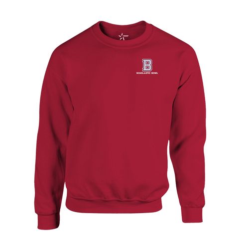 Picture of Fleece Crewneck - cherry red