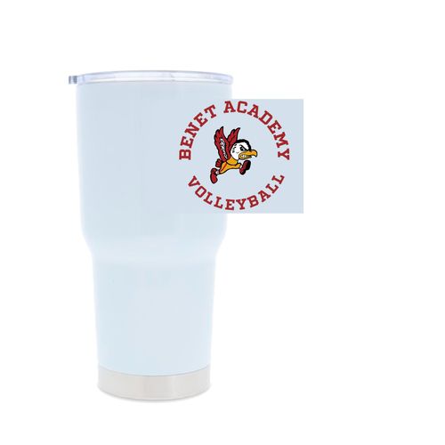 Picture of 30oz Stainless Steel Tumbler - white