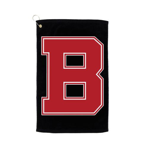 Picture of Terry Velour Golf Towel - black