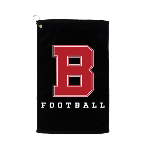 Picture of Terry Velour Golf Towel - black