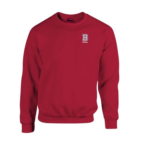Picture of Fleece Crewneck - cherry red