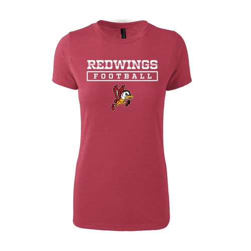 Picture of Women's Fitted Triblend T-Shirt - red heather