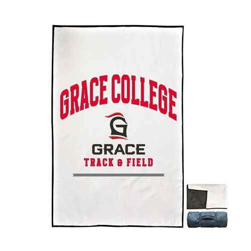 Picture of 50x60 Stadium Blanket with Carry Strap - White