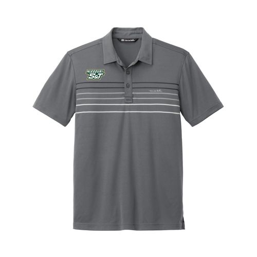 Picture of TravisMathew Coto Performance Chest Stripe Polo - Dark Grey