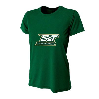 Picture of Women's Slim Fitting Performance T-shirt - Forest Green