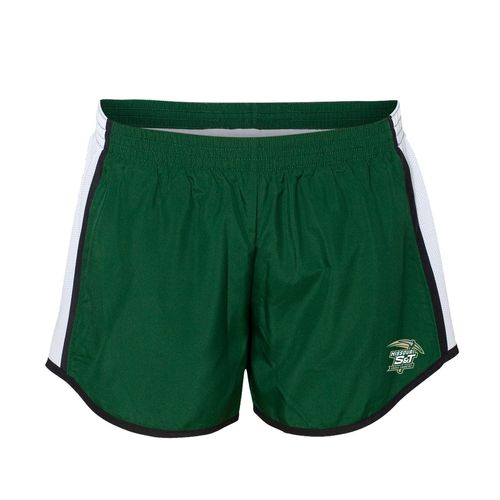 Picture of Augusta Ladies Pulse Shorts - dark green white