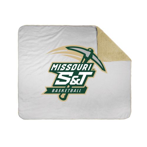 Picture of 50x60 Sherpa Lined Throw Blanket - white